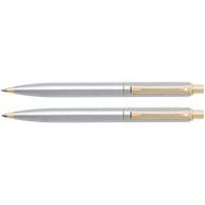 Sheaffer 325-9 Sentınel Parlak Krom Gövde Ve Altın Klips Tükenmez-Versatil Kalem Seti