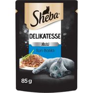 Sheba 24x85 gr Delikatesse Ton Balıklı Jöleli Pouch Yetişkin Kedi Yaş Maması