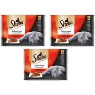 Sheba 3x85 gr Pouch Karışık Çeşit Yetişkin Kedi Konservesi
