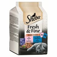 Sheba 6x50 gr Fresh Fine Ton Balikli Somonlu Yetişkin Kedi Yaş Maması