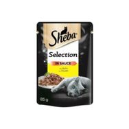 Sheba 85 gr Pouch Gravy Soslu Tavuk Etli Yetişkin Kedi Konservesi