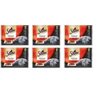 Sheba Pouch Karışık Çeşit 4x85 gr 6 Adet Yetişkin Kedi Konservesi