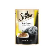 Sheba Selection Tavuklu Pouch Yetişkin 12x85 gr Kedi Yaş Maması