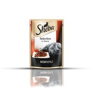 Sheba Sığır Etli 12x85 gr Kedi Konservesi