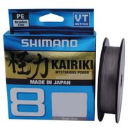 Shimano Kairiki 8 300 mt Örgü Steel Gray Gri İp Misina