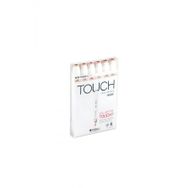 Shinhan Art Touch Twin Brush Ten Renkleri A Çift Taraflı 6'lı Markör Kalem Seti
