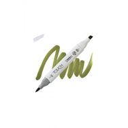 Shinhan Art Touch Twin Brush Y42 Bronze Green Çift Taraflı Markör Kalem