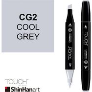 Shinhan Art Touch Twin CG2 Cool Grey Çift Uçlu Markör Kalem