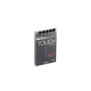 Shinhan Art Touch Twin Gri Tonları Çift Uçlu 6'lı Markör Kalem Seti
