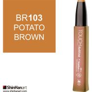 Shinhan Art Touch Twin Marker Refill Ink BR103 Potato Brown 20 ml Kalem Dolum Mürekkebi