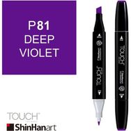 Shinhan Art Touch Twin P81 Deep Violet Çift Uçlu Markör Kalem