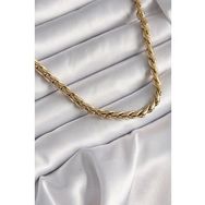 Shoecide 316L Çelik Gold Renk Arpa Zincir Model Kadın Kolye