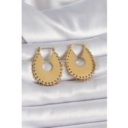 Shoecide 316L Çelik Gold Renk Kadın Küpe