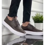 Shoecide CH061 CBT Rex Kahverengi Renk Beyaz Taban Erkek Günlük Ayakkabı