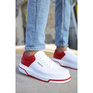 Shoecide CH075 CBT Signature Beyaz - Kırmızı Renk Erkek Günlük Ayakkabı