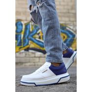 Shoecide CH075 CBT Signature Beyaz - Sax Mavi Erkek Günlük Ayakkabı