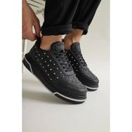 Shoecide CH139 CST Stellar Siyah - Gümüş Renk Bilyeli Erkek Günlük Ayakkabı