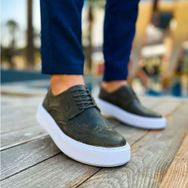 Shoecide CH149 CBT Changer Over Haki Renk Erkek Günlük Ayakkabı