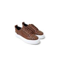 Shoecide CH169 CBT Thorn Taba - Beyaz Renk Erkek Günlük Ayakkabı