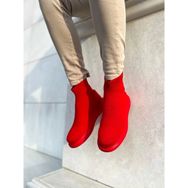 Shoecide CH207 TRT Maglieria-T Kırmızı Renk Erkek Günlük Ayakkabı