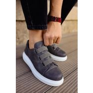 Shoecide CH253 CBT Mirror Non Antrasit - Beyaz Renk Erkek Günlük Ayakkabı