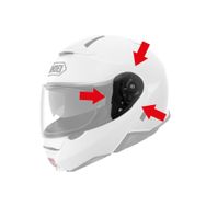 SHOEI CNS-3 Neotec 2 Kask Yan Kapak Set