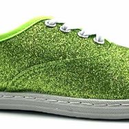 Shoes8teen 324 Yeşil Glitter Kadın Spor Ayakkabı