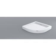 Shower 100x100 cm Oval Monoblok Duş Teknesi