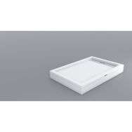 Shower Dikdörtgen Panelli 80x120 cm Duş Teknesi