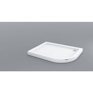 Shower Oval Asimetrik Monoblok 80x110 cm Duş Teknesi