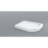 Shower Oval Asimetrik Panelli 70x100 cm Duş Teknesi