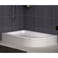 Shower Oval Asimetrik Panelli 80x110 cm Duş Teknesi