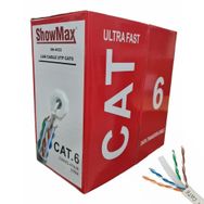 Showmax 23AWG UTP Cat 6 305 mt Gri Network Kablosu