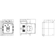 Siemens 3RT1075-6AP36 200kW Sirius Kontaktör