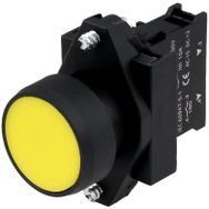 Siemens 3SB6110-0AB30-1BA0 1NO Sarı Komp Yaylı Buton
