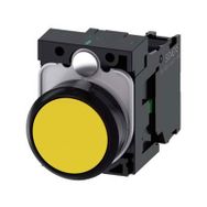 Siemens 3SU1100-0AB30-1BA0 Sarı No:1 Komple Yaylı Buton