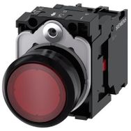 Siemens 3SU1102-0AB20-1CA0 24 AC/DC 1NC Kırmızı Komple Işıklı Yay Dönüşlü Led Buton