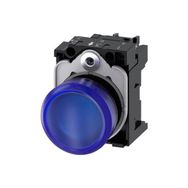 Siemens 3SU1102-6AA50-1AA0 Mavi 24VAC/Dc Led Sinyal Lambası