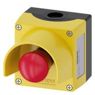 Siemens 3SU1801-0NA00-2AC2 1NC Çevir-Kur Korumalı Kutulu Acil Durdurma Buton Seti