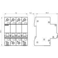 Siemens 5SL4650-7 10kA 3x50A NC Nötr Otomatik Sigorta