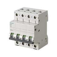 Siemens 5SL6606-7 3 Fazlı+Nötrlü 6A C Tipi Yavaş Karakterli 6kA Kesmeli Anahtarlı Otomatik Sigorta
