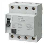 Siemens 5SM3348-6 Trifaze 3 Faz+Nötr 100A 30mA 400V A Tipi Kaçak Akım Koruma Rölesi