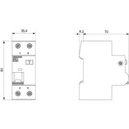 Siemens 5SU1353-1KK32 N Otomat Kaçak Akım Koruma Rölesi