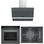 Siemens HB514FBH2T - LC65KAJ00T - EO7C9PO12O Gri 3'lü Ankastre Set
