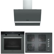 Siemens HB557JYH2T - EO7C9PO12O - LC65KAJ00T Gri 3'lü Ankastre Set