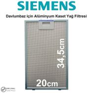 Siemens LC65KA270T Davlumbaz Filtresi 20x34.5 cm Aspiratör Filtre
