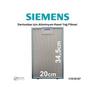 Siemens LC65KAJ20T Davlumbaz Filtresi 20x34.5 cm Aspiratör Filtre