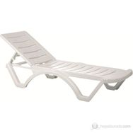 Siesta 076 Aqua Beyaz 4 Adet Şezlong