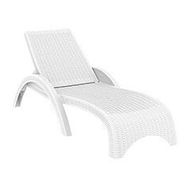 Siesta 860 Fıjı Beyaz Şezlong
