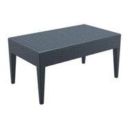 Siesta Koyu Gri Rattan Miami Uzun Sehpa